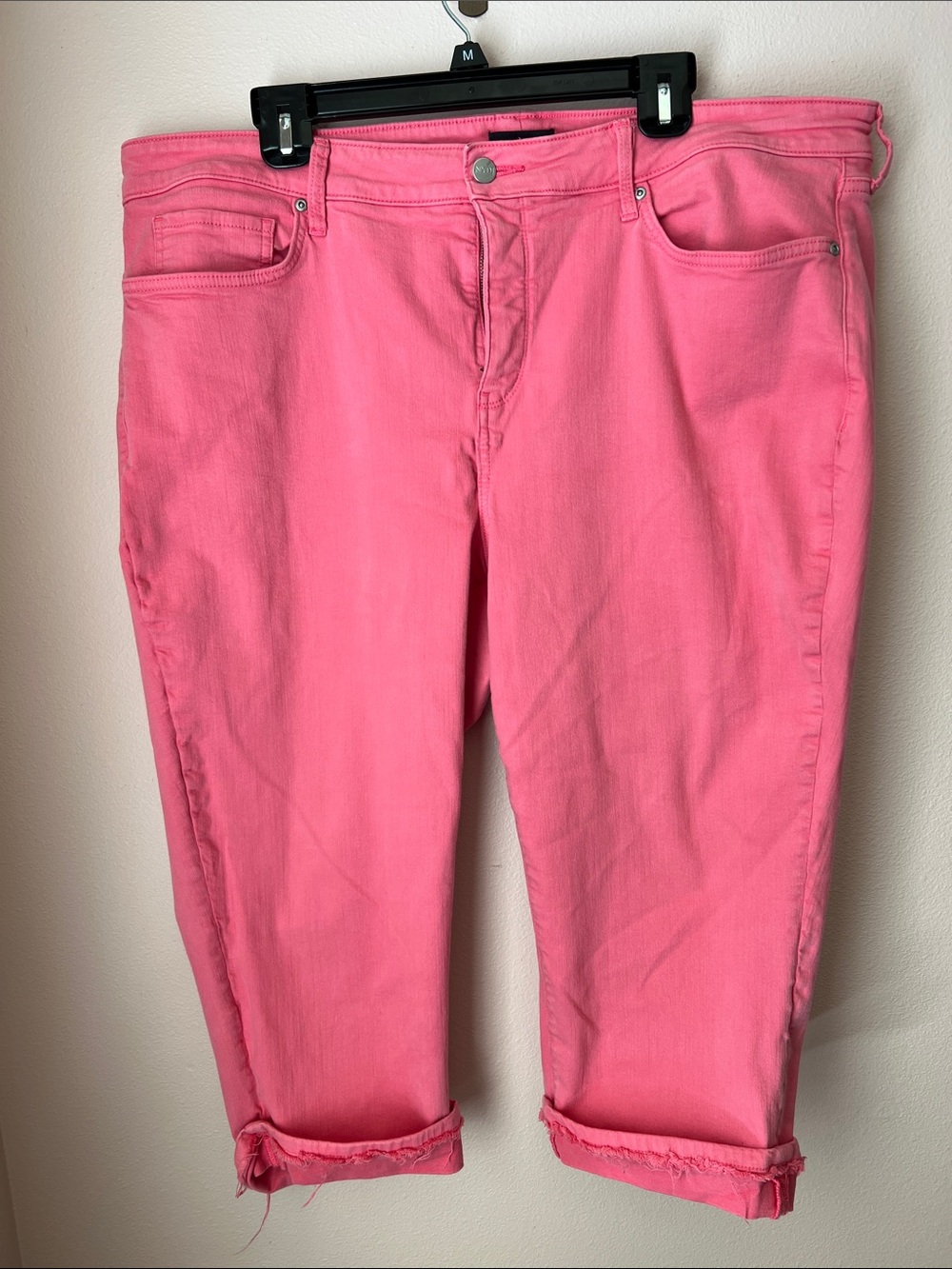 NYDJ Pink Cropped Ankle Jeans